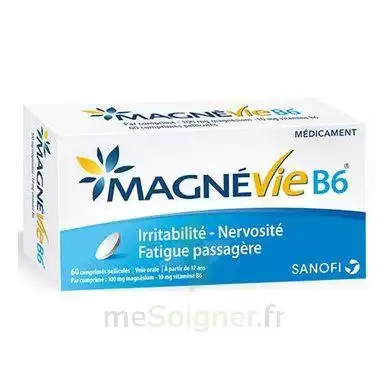 Magnevie B6 100 Mg/10 Mg Comprimés Pelliculés Plaq/60 à VIC-FEZENSAC