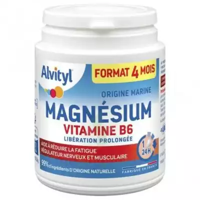 Alvityl Magnésium Vitamine B6 Libération Prolongée Comprimés Lp Pot/120 à VIC-FEZENSAC