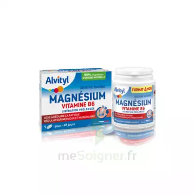 Alvityl Magnésium Vitamine B6 Libération Prolongée Comprimés Lp B/45 à VIC-FEZENSAC